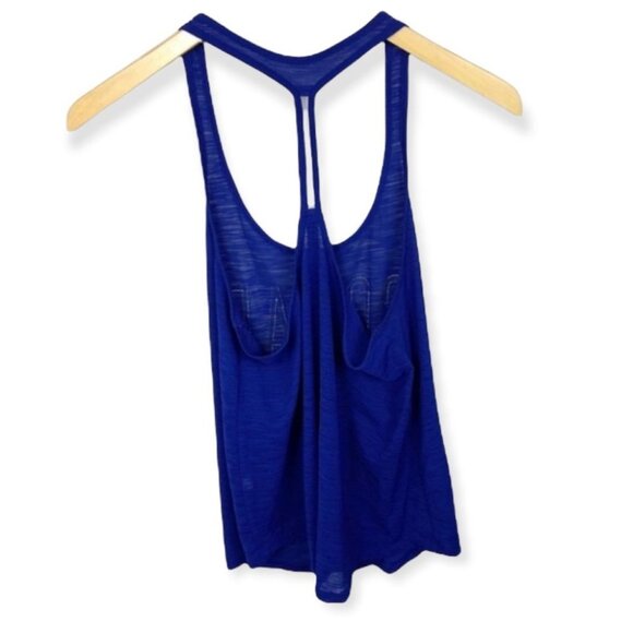 Squad Goals Athletic Tank Aeropostale Blue Purple Women's Size Medium Live Love - Picture 4 of 8